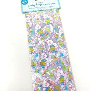 Wilton Easter Party Bags With Ties Cookies Candies Favors 4" x 9.5"